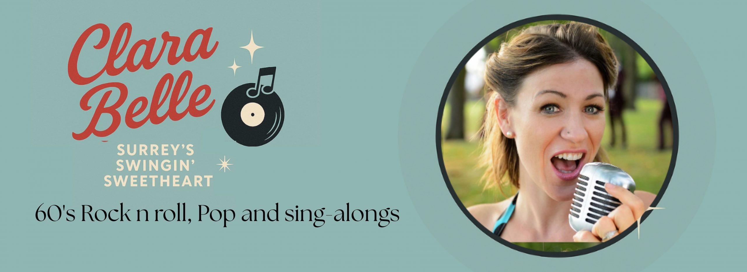 Clara Belle act banner